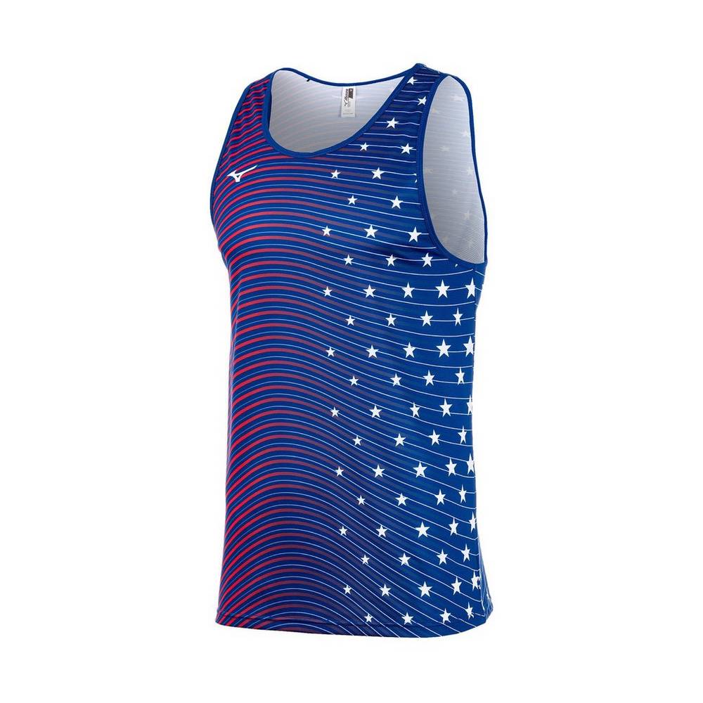 Canotta Mizuno Printable Uomo - Blu Marino - 90712-ODHT